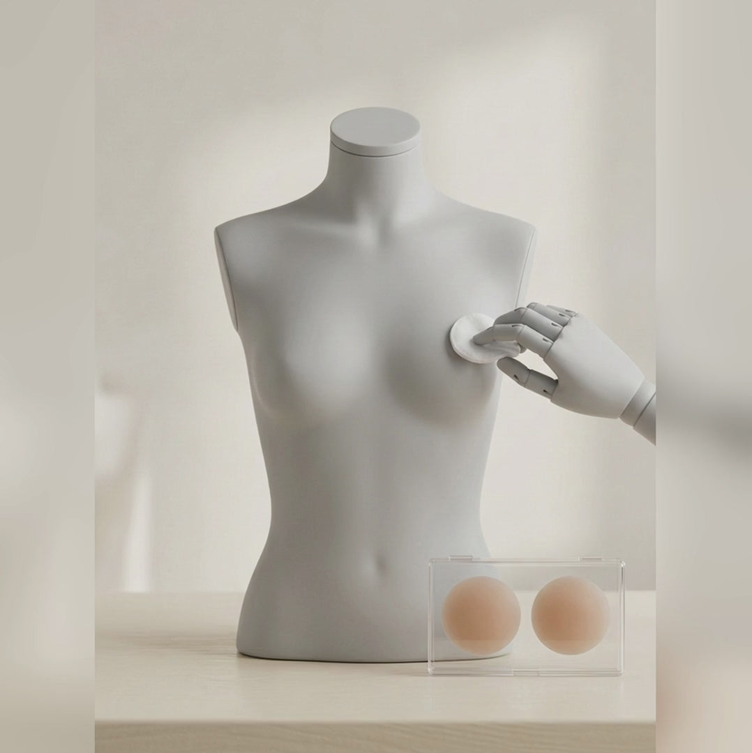How to put on Ciralu Nipple Covers, step by step
